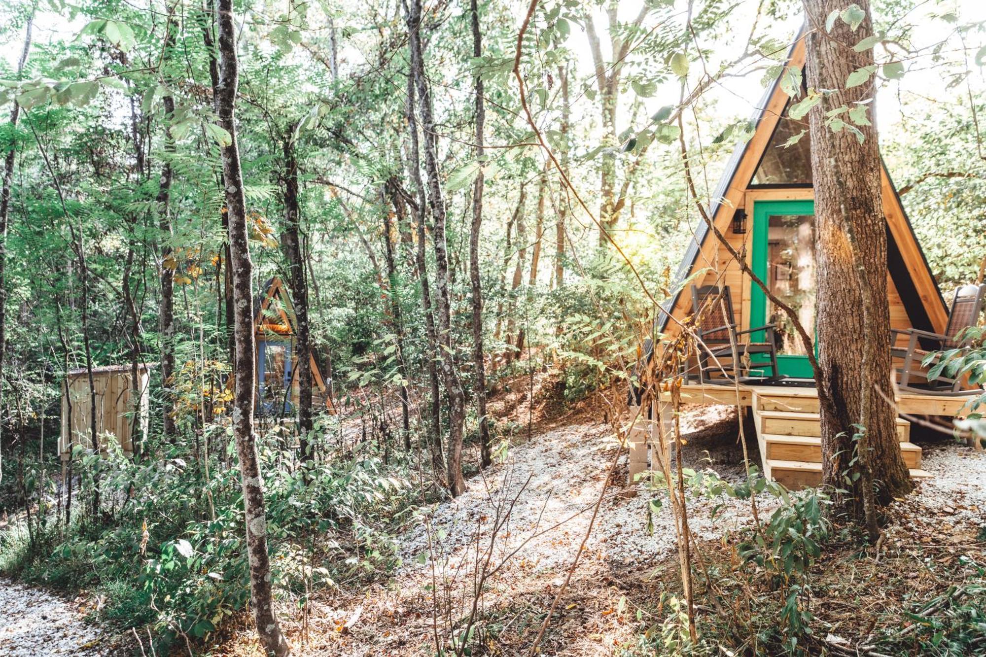 דירות Rockbridge Blue Brambler Glamping A-Frame מראה חיצוני תמונה